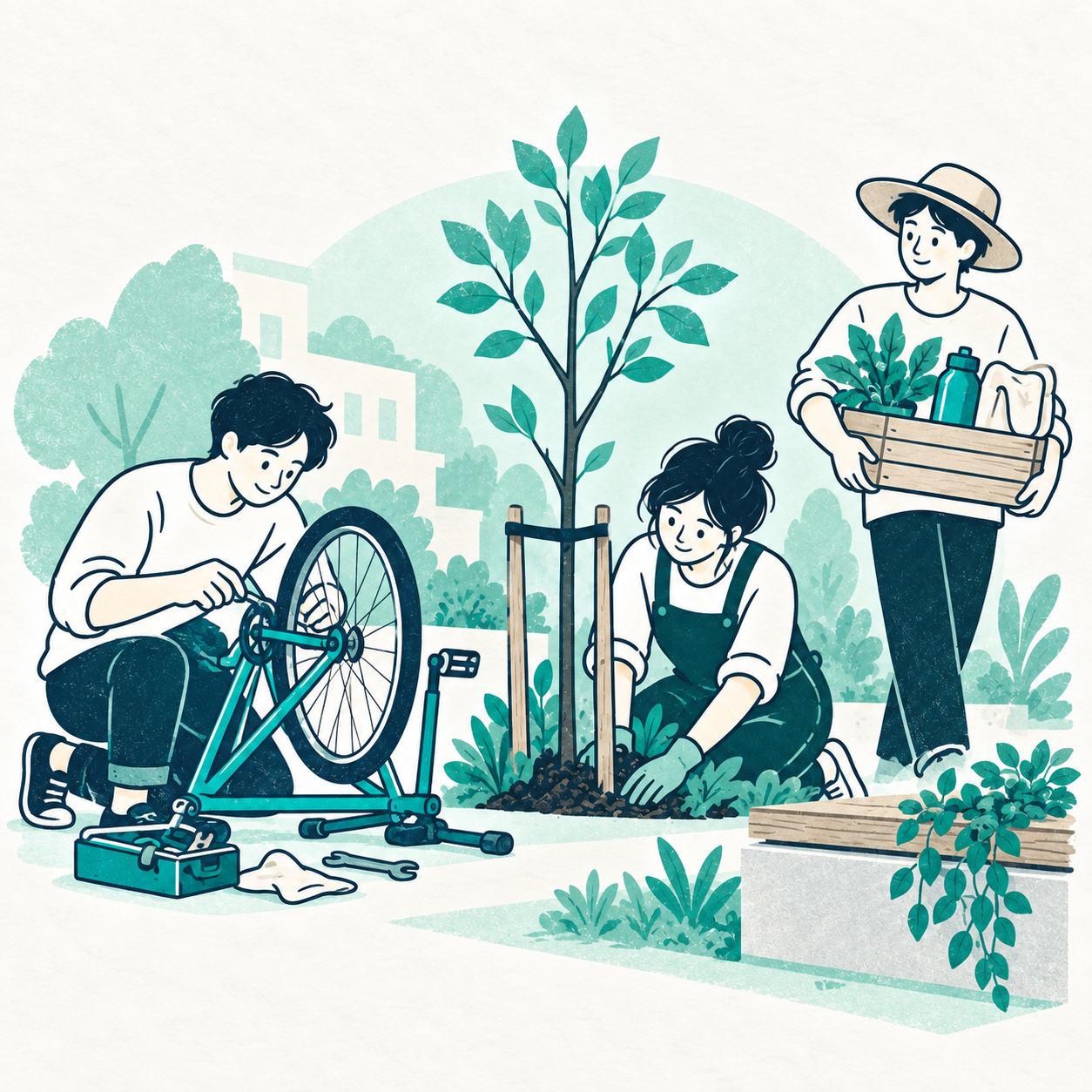 Illustration zu Nachhaltigkeit