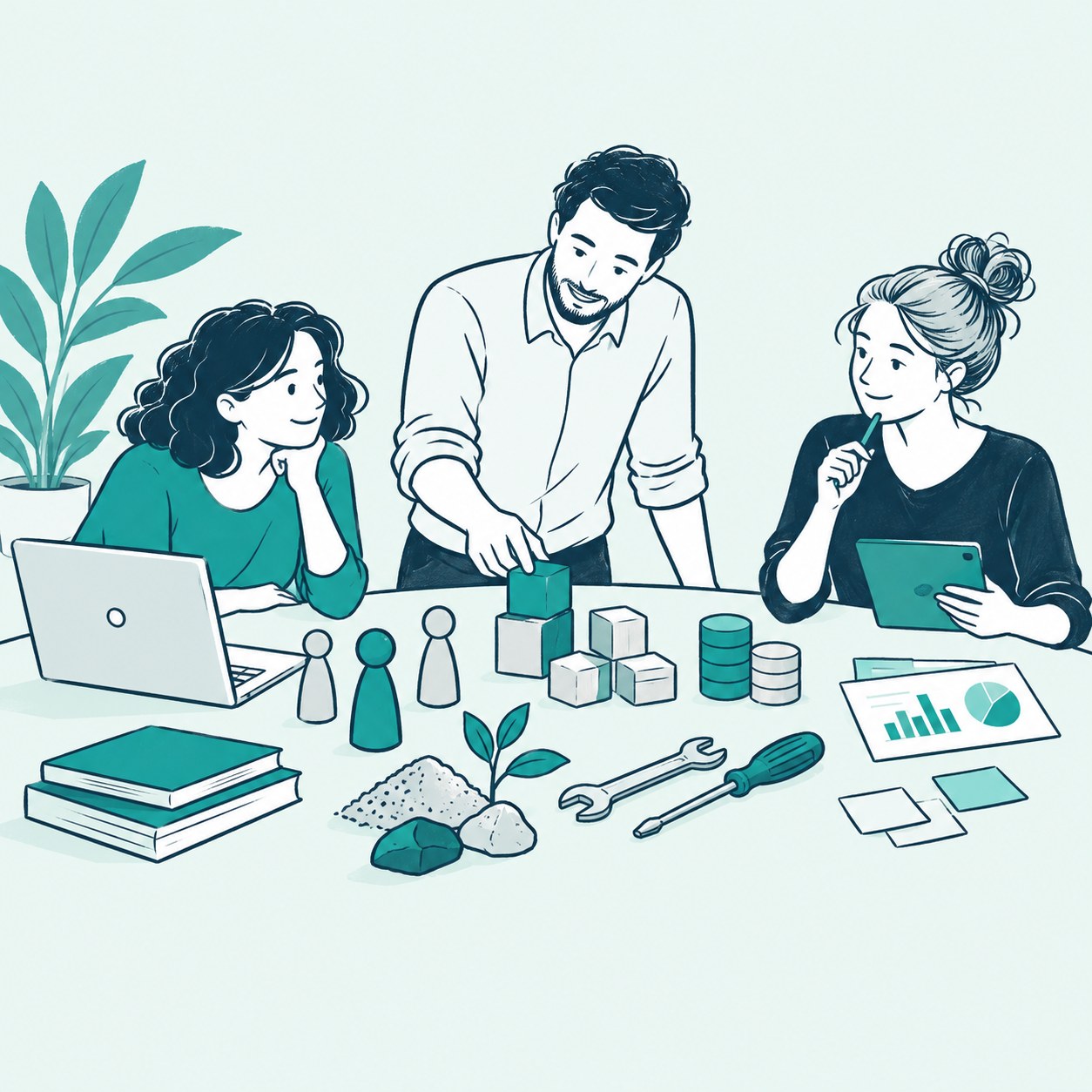 Illustration: Ressourcenanalyse