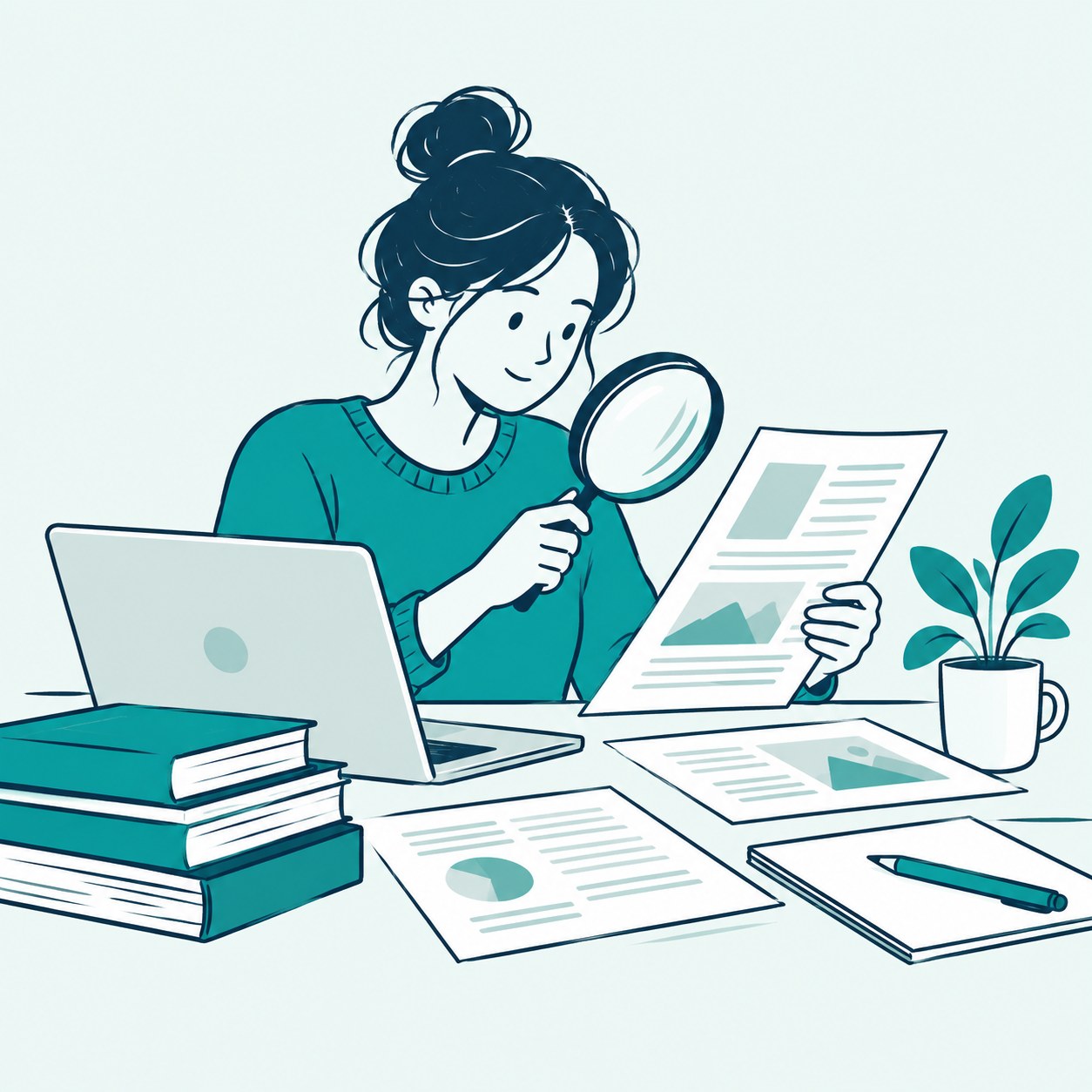 Illustration zur Methode Desk Research