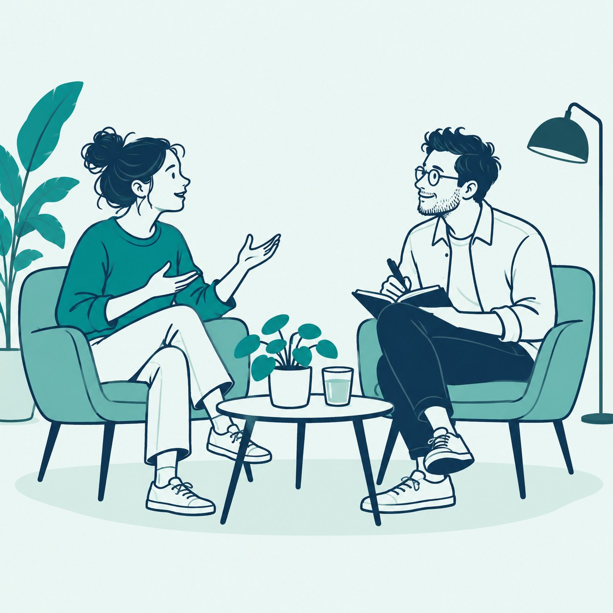 Illustration zur Methode Interview